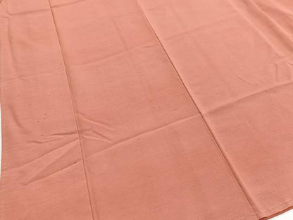 平和屋着物■上質な紬　曙色　正絹　逸品　未使用　BAAY5828yc