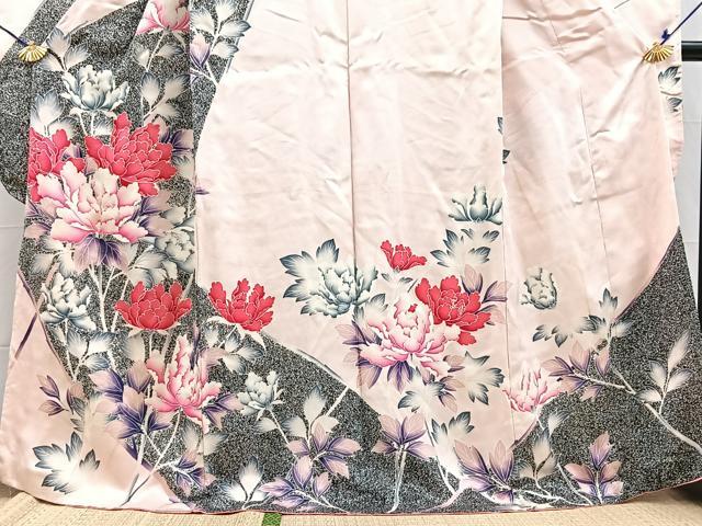 平和屋着物■豪華振袖　牡丹　正絹　逸品　BAAY5830yc
