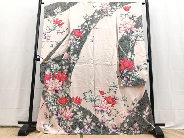 平和屋着物■豪華振袖　牡丹　正絹　逸品　BAAY5830yc