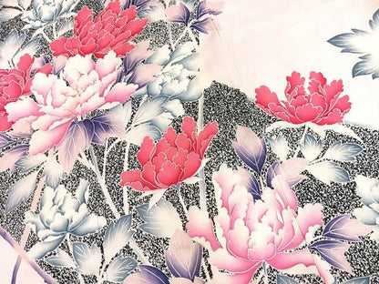 平和屋着物■豪華振袖　牡丹　正絹　逸品　BAAY5830yc