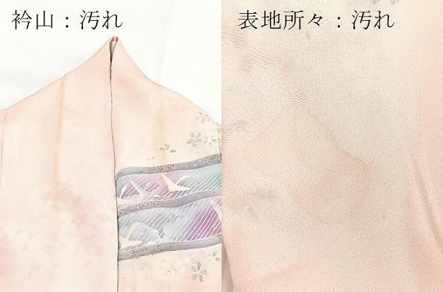 平和屋着物■谷崎潤一郎の世界　振袖　動物鼓花文　牡丹　金銀彩　正絹　逸品　BAAY5831yc