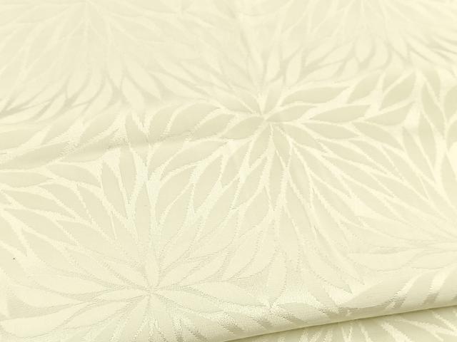 平和屋着物■長襦袢　無双仕立て　菊花地紋　若芽色　正絹　逸品　BAAY5836yc