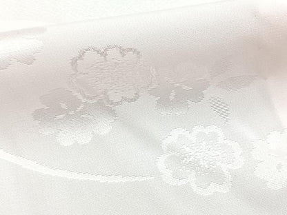 平和屋着物■振袖用長襦袢　無双仕立て　鞠花地紋　暈し染め　正絹　逸品　BAAY5856yc