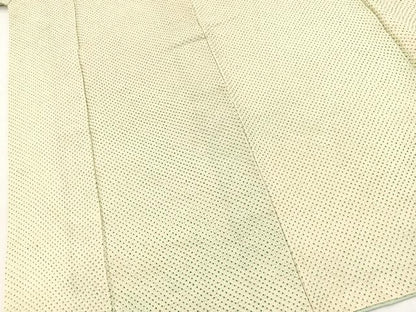 平和屋着物■大変加工の良い総絞り小紋　正絹　逸品　BAAY5862yc