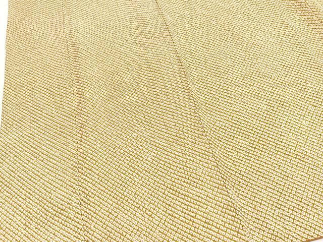 平和屋着物■大変加工の良い総絞り小紋　正絹　逸品　BAAY5871yc