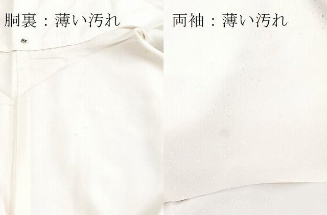 平和屋着物■訪問着　手描き　草花文　正絹　逸品　BAAY5876yc
