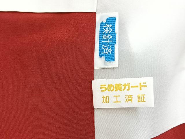平和屋着物■訪問着　雲取り花文　正絹　逸品　未使用　BAAY5881yc