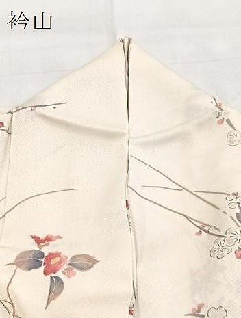 平和屋着物●訪問着　草花文　暈し染め　正絹　逸品　BAAY5898yc