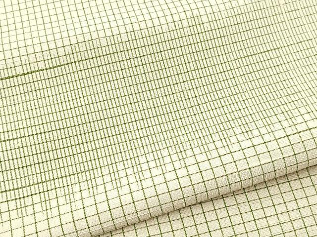 平和屋着物■上質な紬　幾何学文様　正絹　逸品　BAAY5912yc