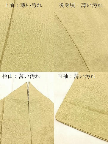 平和屋着物■上質な色無地　花唐草地紋　蒸栗色　正絹　逸品　BAAY5920yc