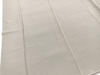 平和屋着物■上質な色無地　薄梅鼠色　正絹　逸品　BAAY5927yc