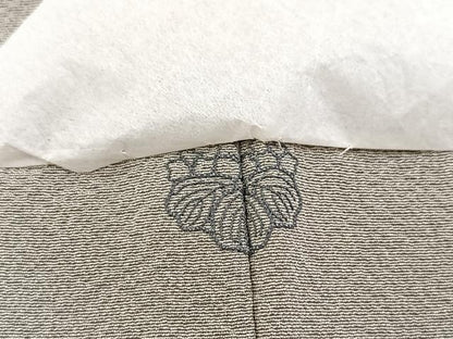 平和屋着物■上質な色無地　薄梅鼠色　正絹　逸品　BAAY5927yc
