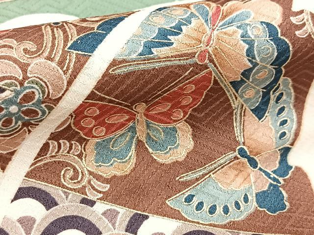 平和屋着物■豪華振袖　動物花文　金彩　正絹　逸品　BAAY5929yc