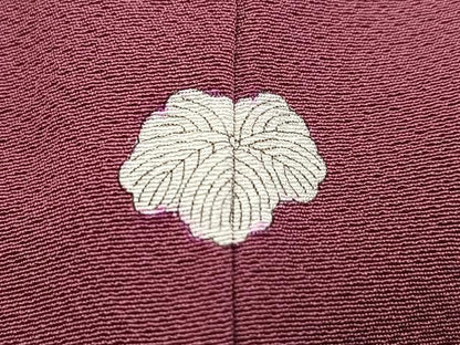 平和屋着物■上質な色無地　浅蘇芳色　正絹　逸品　BAAY5940yc