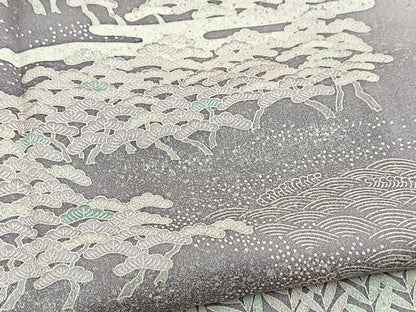 平和屋着物■訪問着　浜松文　暈し染め　金彩　正絹　逸品　BAAY5941yc