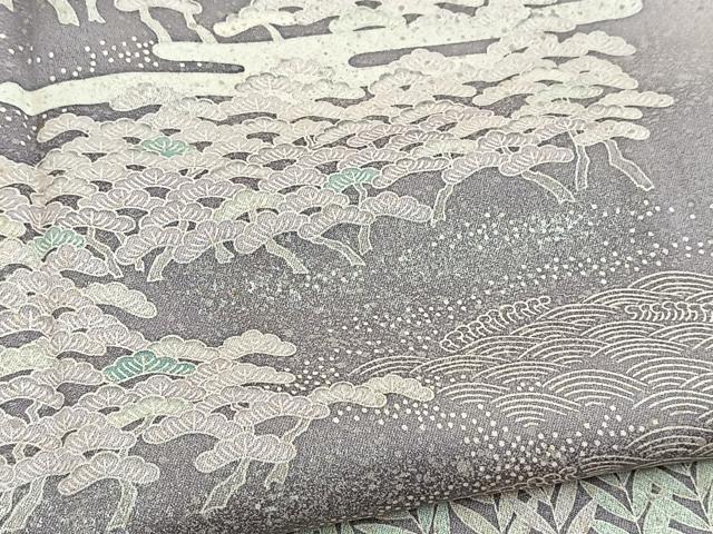 平和屋着物■訪問着　浜松文　暈し染め　金彩　正絹　逸品　BAAY5941yc