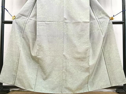 平和屋着物●本場縞大島紬　訪問着　稲　正絹　逸品　BAAY5943yc