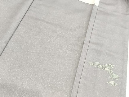 平和屋着物●本場縞大島紬　訪問着　稲　正絹　逸品　BAAY5943yc