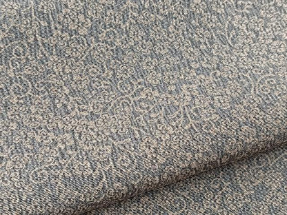 平和屋着物■上質な小紋　花唐草文　正絹　逸品　BAAY5949yc