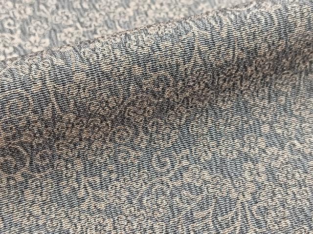平和屋着物■上質な小紋　花唐草文　正絹　逸品　BAAY5949yc