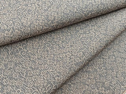 平和屋着物■上質な小紋　花唐草文　正絹　逸品　BAAY5949yc
