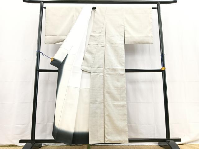 平和屋着物■本場大島紬　白大島　100亀甲　総詰め　正絹　逸品　BAAY5957yc