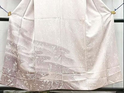 平和屋着物■訪問着　秋草文　暈し染め　正絹　逸品　BAAY5959yc
