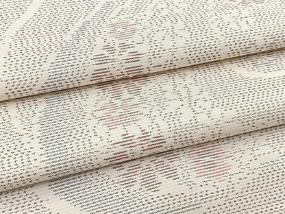 平和屋着物●本場大島紬　白大島　流水花文　やまと誂製　正絹　逸品　BAAY5967yc