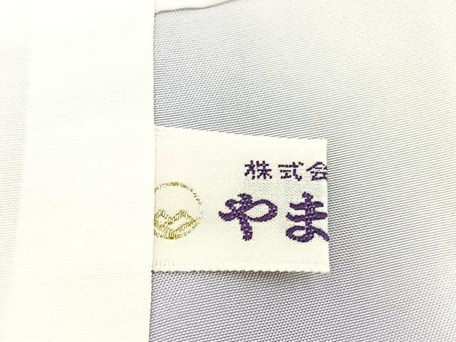 平和屋着物●本場大島紬　白大島　流水花文　やまと誂製　正絹　逸品　BAAY5967yc
