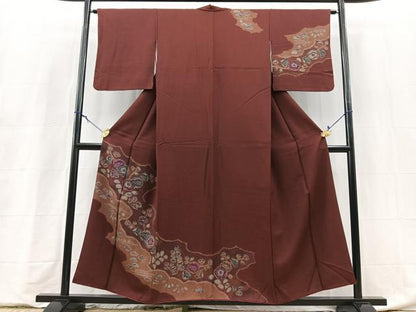 平和屋着物■訪問着　辻が花　正絹　逸品　BAAY5975yc