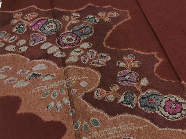 平和屋着物■訪問着　辻が花　正絹　逸品　BAAY5975yc