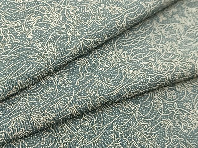 平和屋着物●江戸小紋　鳥獣戯画　正絹　逸品　BAAY5988yc