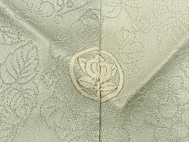 平和屋着物■訪問着　駒刺繍　菊　暈し染め　金彩　正絹　逸品　BAAY6004hj