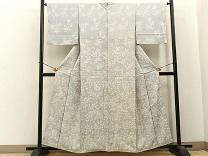 平和屋着物■訪問着　枝椿　正絹　逸品　BAAY6019hj
