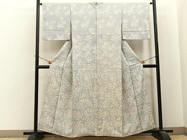 平和屋着物■訪問着　枝椿　正絹　逸品　BAAY6019hj