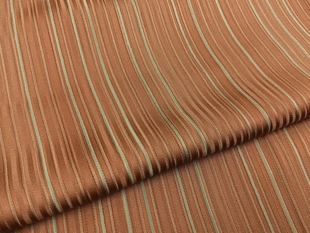 平和屋着物■上質な小紋　縞　正絹　逸品　BAAY6021hj