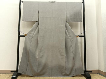 平和屋着物●訪問着　鹿の子文様　暈し染め　三越扱い　正絹　逸品　BAAY6025hj
