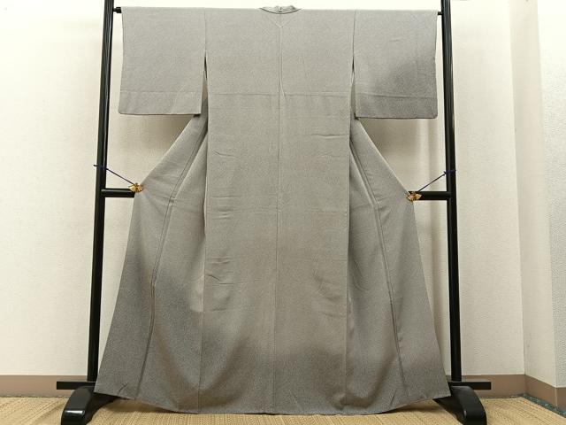 平和屋着物●訪問着　鹿の子文様　暈し染め　三越扱い　正絹　逸品　BAAY6025hj
