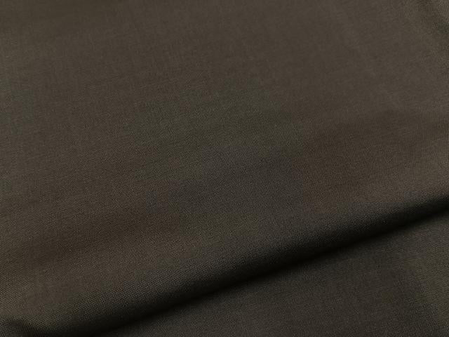 平和屋着物●本場縞大島紬　色無地　赤墨色　正絹　逸品　BAAY6032hj