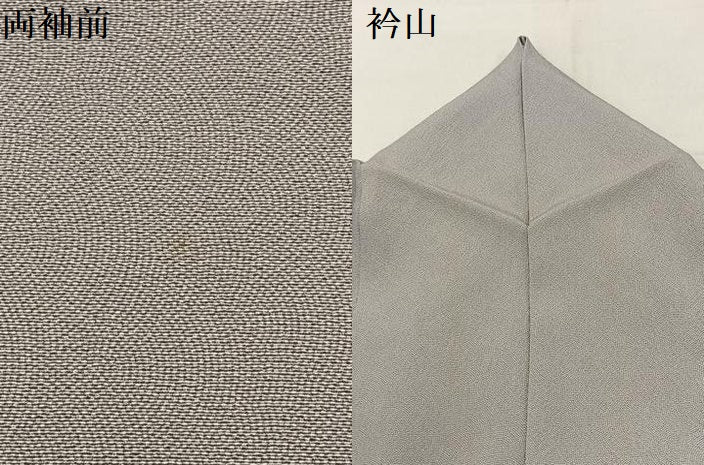 平和屋着物●伝統工芸師　服部光擴　訪問着　江戸小紋　御所解文　鮫小紋柄　正絹　逸品　BAAY6038hj
