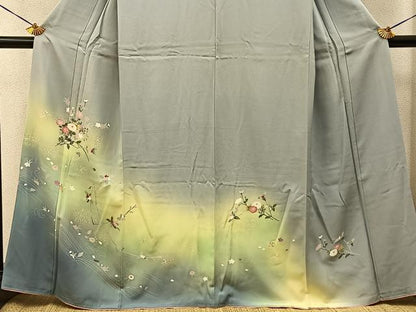 平和屋着物■訪問着　花筏　暈し染め　金銀彩　正絹　逸品　BAAY6040hj