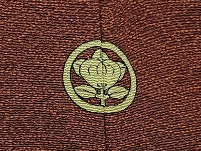 平和屋着物■江戸小紋　作家物　草木染　松　正絹　逸品　BAAY6049hj