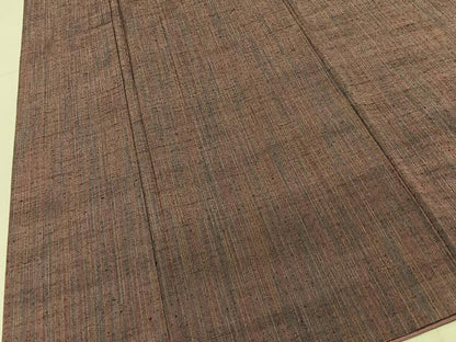 平和屋着物■上質な紬　縞　正絹　逸品　BAAY6053hj