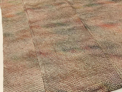 平和屋着物■上質な小紋　総絞り　霞文　正絹　逸品　BAAY6076hj