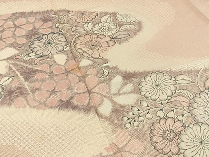 平和屋着物■訪問着　辻が花　正絹　逸品　BAAY6080hj