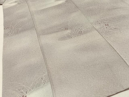 平和屋着物■上質な小紋　草花文　暈し染め　正絹　逸品　BAAY6081hj
