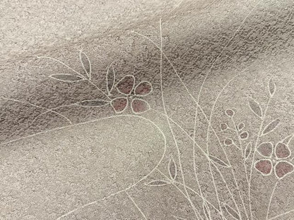平和屋着物■上質な小紋　草花文　暈し染め　正絹　逸品　BAAY6081hj
