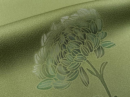 平和屋着物■訪問着　刺繍　菊　正絹　逸品　BAAY6088hj