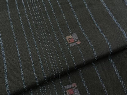 平和屋着物■本場大島紬　9マルキ　花間道　正絹　逸品　BAAY6097hj