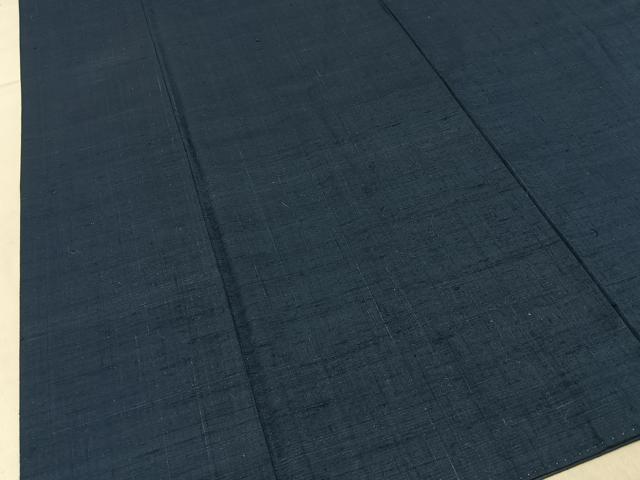 平和屋着物■上質な紬　色無地　褐返色　正絹　逸品　BAAY6098hj